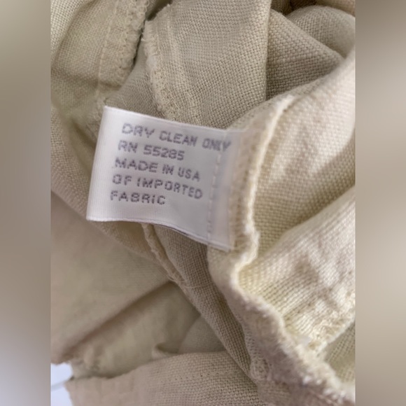Vintage Compagnie Internationale EXPRESS Women’s Khaki S Full Button Blazer NWOT - Picture 10 of 13